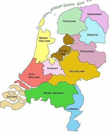 Netwerkkaart Nederland